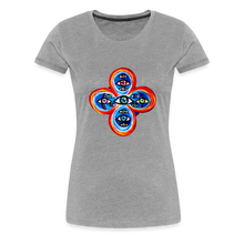 Load image into Gallery viewer, Eye of the Many - Women’s Premium T-Shirt - Grau meliert