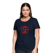 Load image into Gallery viewer, Flying Eyes -  Women’s Premium T-Shirt - Navy
