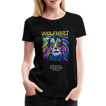 Load image into Gallery viewer, Lion - Women’s Premium T-Shirt - Schwarz
