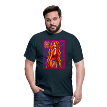 Load image into Gallery viewer, Wolf Lady - Men's T-Shirt - Navy
