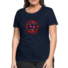 Load image into Gallery viewer, Flying Eyes -  Women’s Premium T-Shirt - Navy
