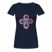 Load image into Gallery viewer, Eye of the Many - Women’s Premium T-Shirt - Navy
