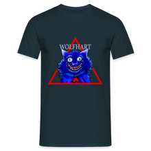 Load image into Gallery viewer, Smilin' Wolf - Men's T-Shirt - Navy
