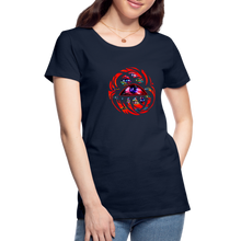 Load image into Gallery viewer, Flying Eyes -  Women’s Premium T-Shirt - Navy
